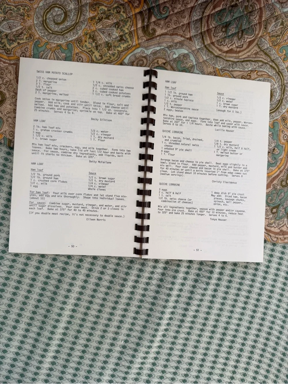 RARE Vintage Spiralbound Cookbook ‘Women’s Centennial Cookbook 1886-1986’